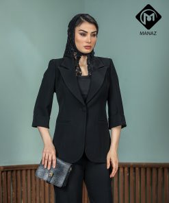 کت شلوار آستین سه ربع تک دکمه
