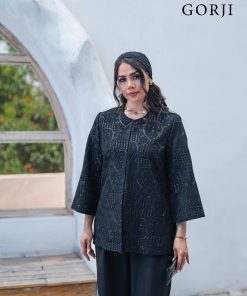 کت تک حریر خامه دوزی